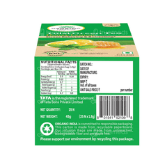 Organic India Tulsi Green Tea Honey Lemon Infusion Bag 25